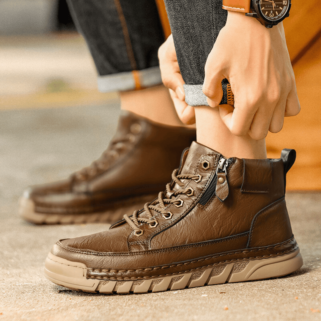 CORVANI | BOTTES EN CUIR VALENTIN HOMME