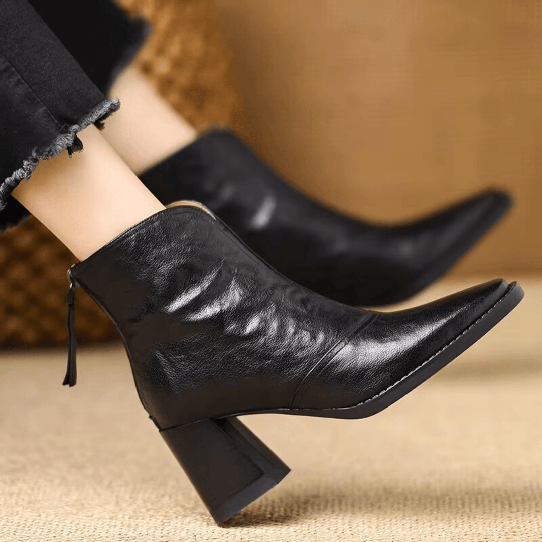 CORVANI | BOTTINES ÉLÉGANTES À TALON MOYEN ÉLIANE FEMME