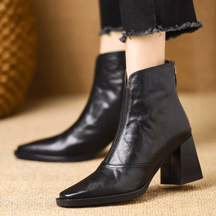 CORVANI | BOTTINES ÉLÉGANTES À TALON MOYEN ÉLIANE FEMME