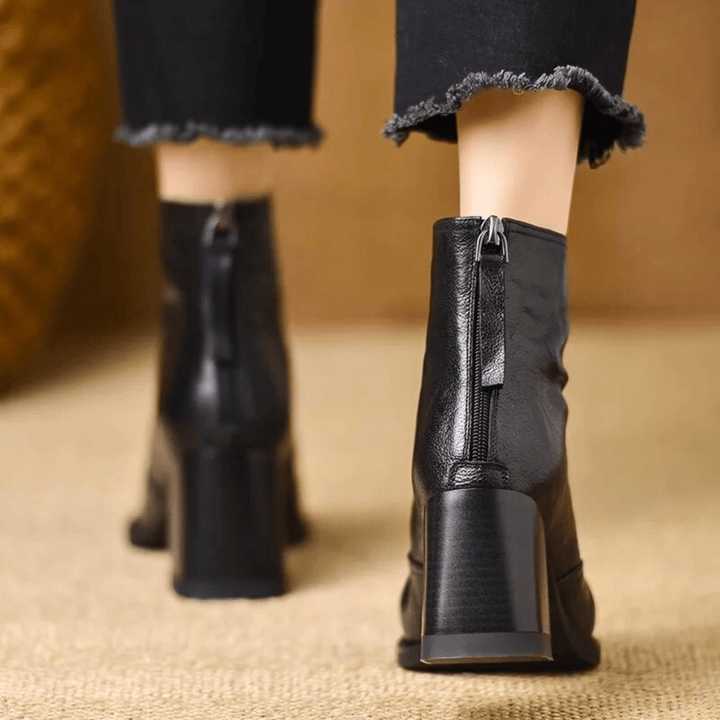 CORVANI | BOTTINES ÉLÉGANTES À TALON MOYEN ÉLIANE FEMME