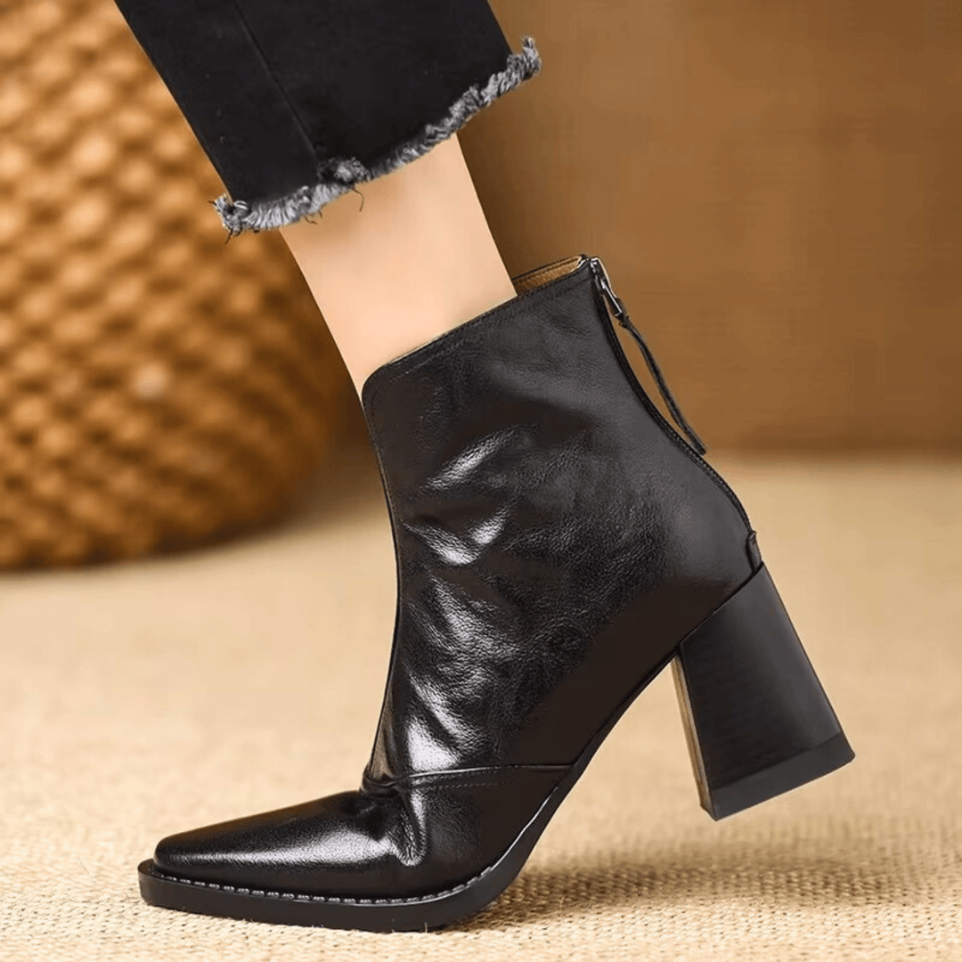 CORVANI | BOTTINES ÉLÉGANTES À TALON MOYEN ÉLIANE FEMME