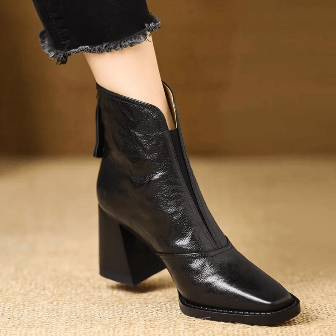 CORVANI | BOTTINES ÉLÉGANTES À TALON MOYEN ÉLIANE FEMME