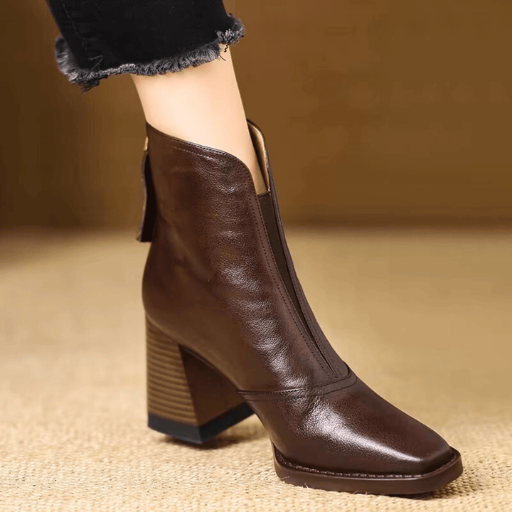 CORVANI | BOTTINES ÉLÉGANTES À TALON MOYEN ÉLIANE FEMME