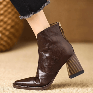 CORVANI | BOTTINES ÉLÉGANTES À TALON MOYEN ÉLIANE FEMME