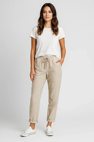 CORVANI | PANTALON ÉLÉGANT EN COTON COLETTE FEMME